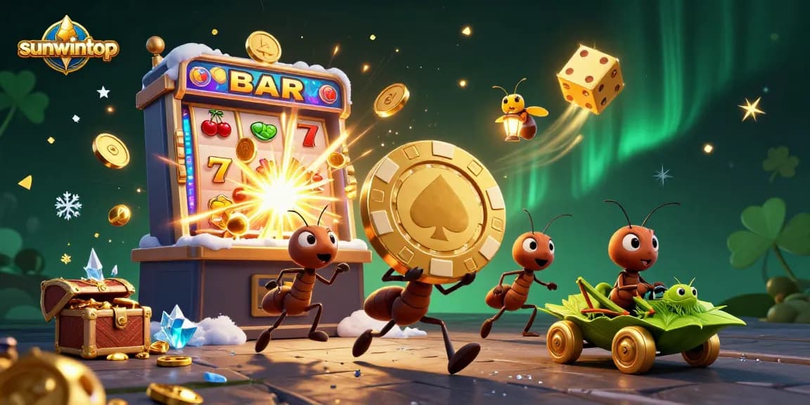 Engage with sunwintop's thrilling 3D gaming universe featuring dynamic characters and vibrant casino elements.