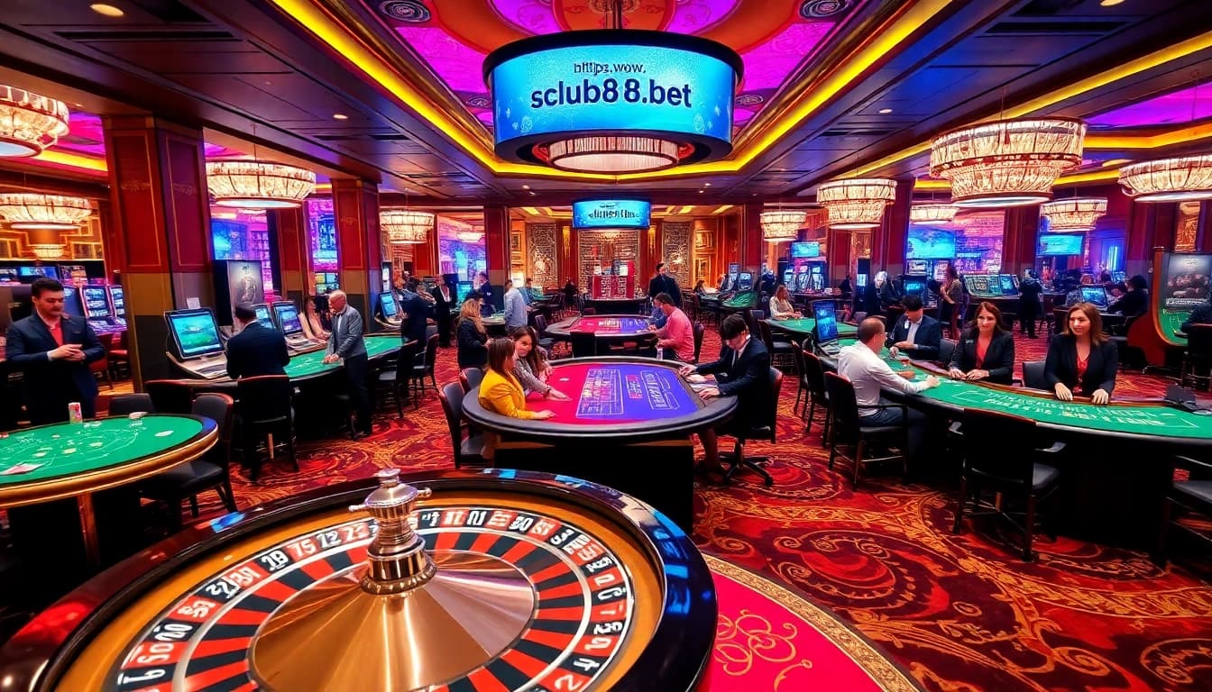 Engage with https://www.sclub88.bet/ while playing exciting games in a luxurious casino environment.