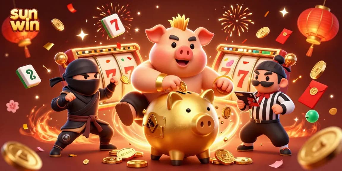 Experience the thrill of sun win with our dynamic 3D casino illustration featuring exciting characters and vibrant game elements!