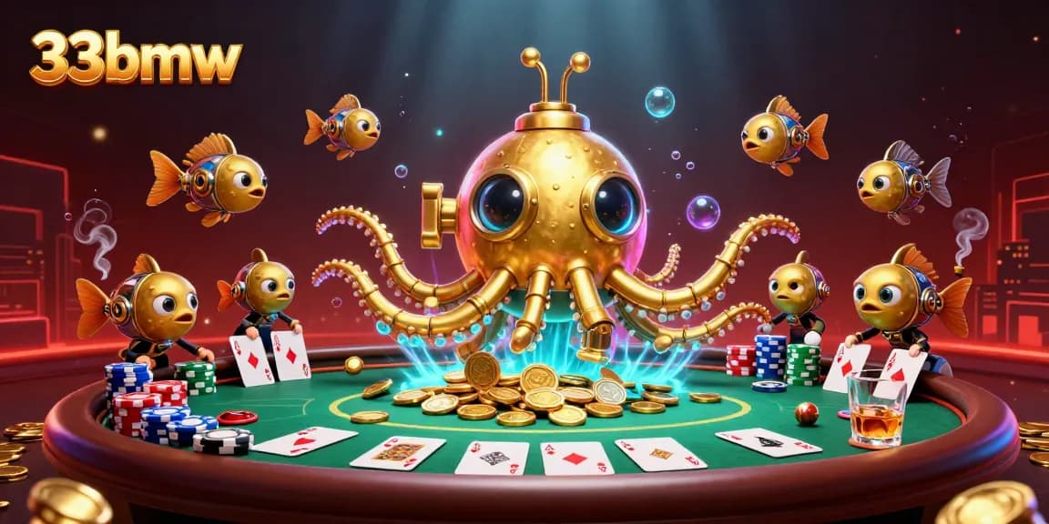 Engage in thrilling gameplay with the 33bmw platform, featuring exciting poker scenes and vibrant characters.