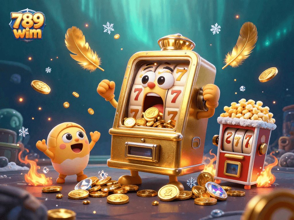 Experience thrilling jackpots with 789 wim's golden slot machine and exciting gaming atmosphere.