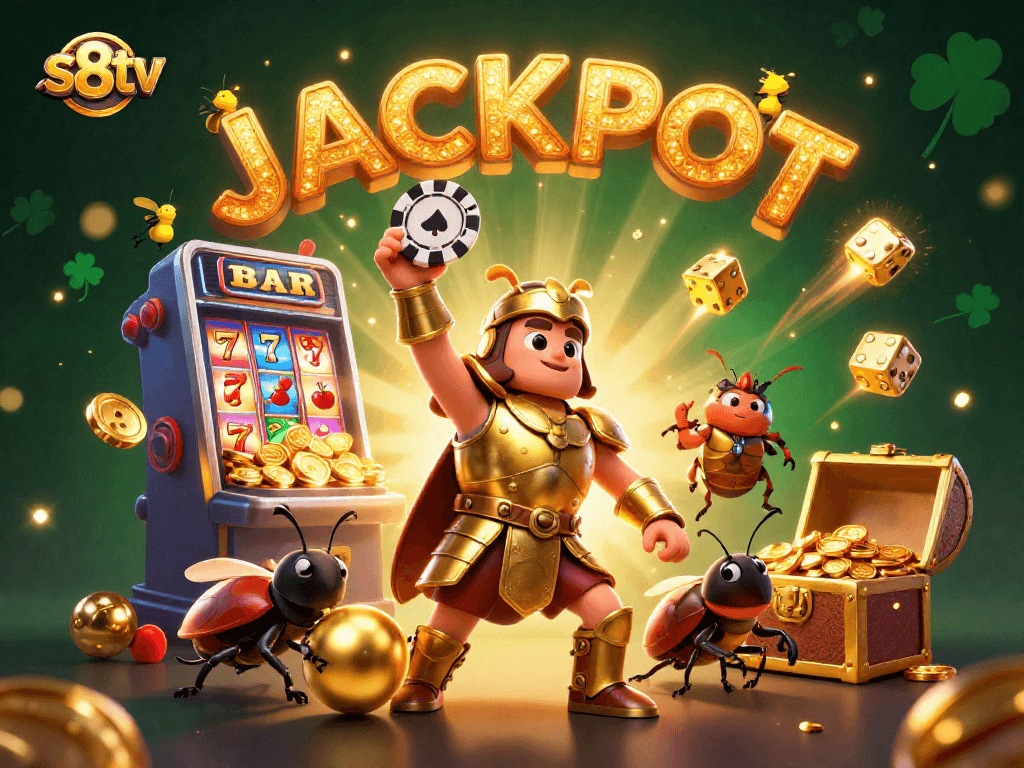 Experience the thrill of s8tv at casinos with vibrant characters and a jackpot explosion!