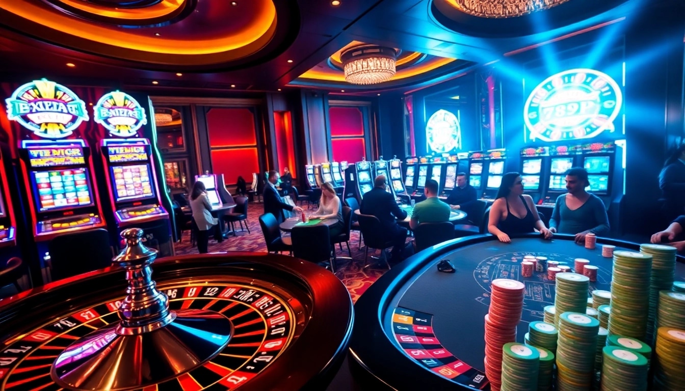 Engage in high-stakes gaming at 789P with vibrant slots, poker action, and casino excitement.