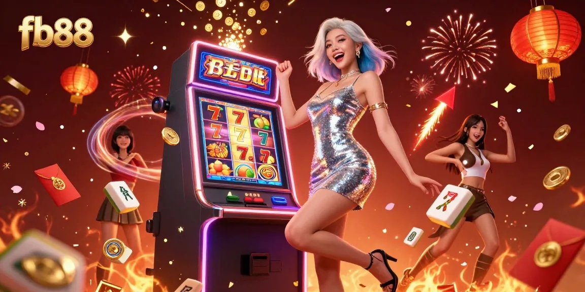 Engage with fb88's thrilling slots experience celebrating big wins and vibrant casino action.