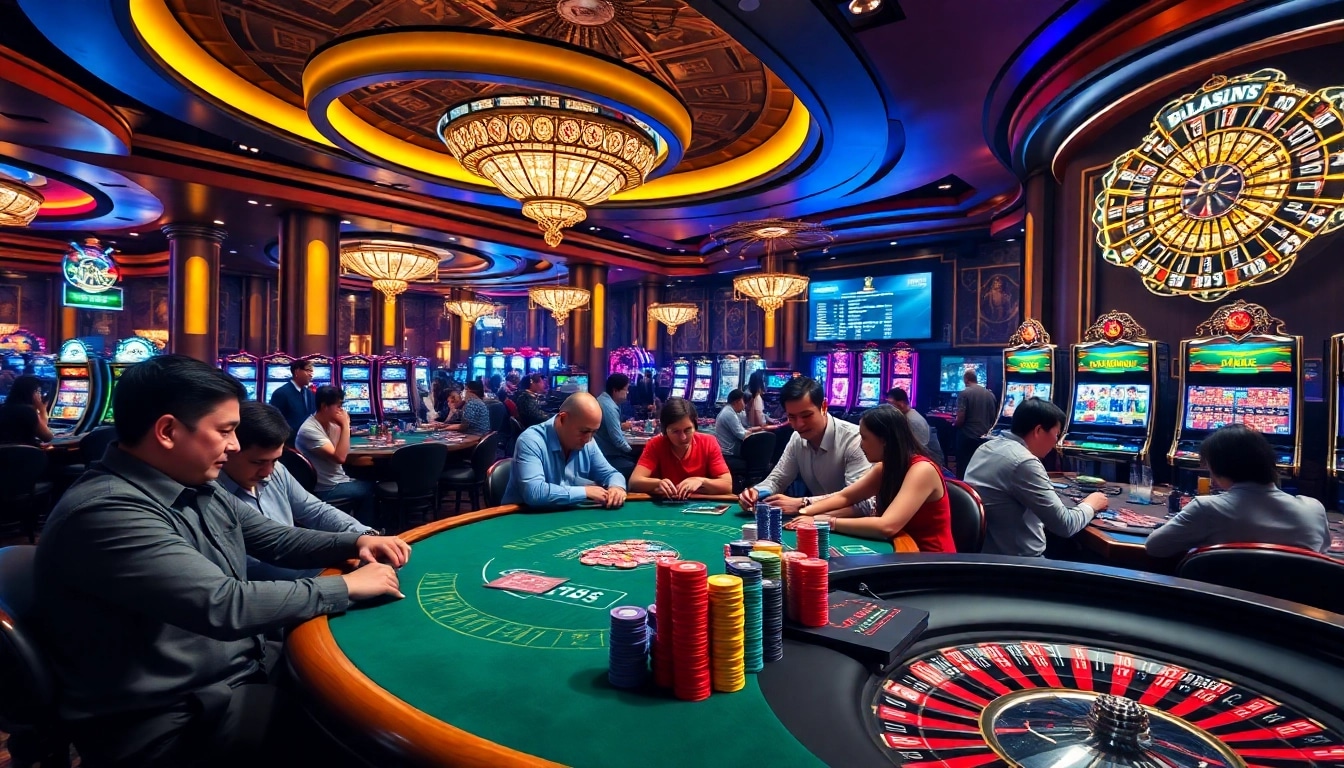 Experience the thrill of gaming at https://789p.directory/ with vibrant casino visuals featuring poker tables and roulette.