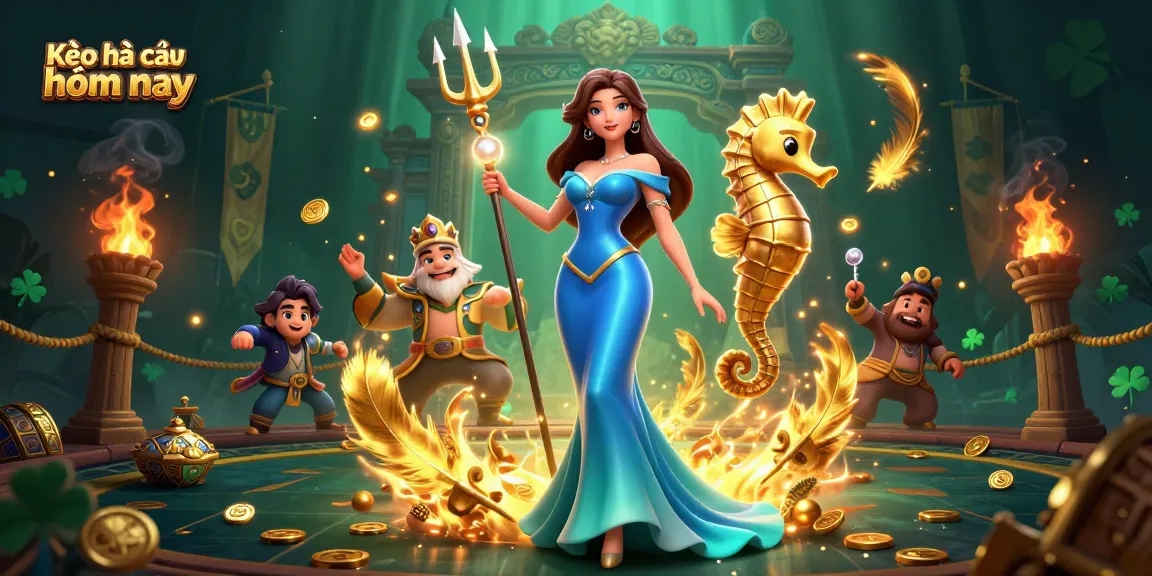 Engage with Kèo nhà cái hôm nay for a rich betting experience featuring dynamic casino elements and vibrant characters.