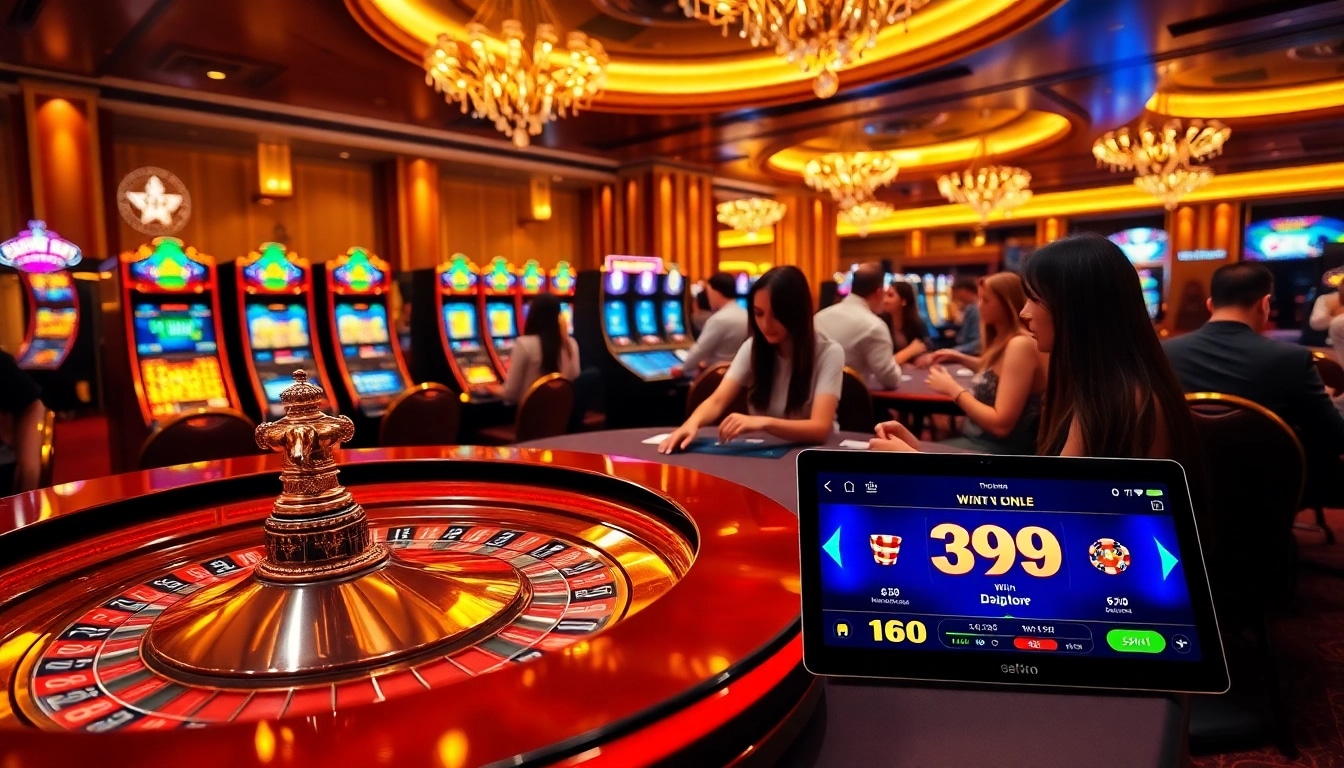 Experience exciting betting at https://399bet.icu/ with a luxurious casino ambiance featuring poker chips and roulette.
