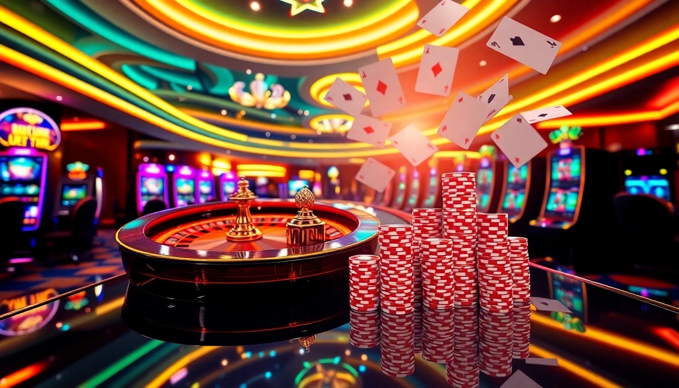 Experience thrilling gameplay at trang chủ hubet with vibrant casino visuals and dynamic betting elements.
