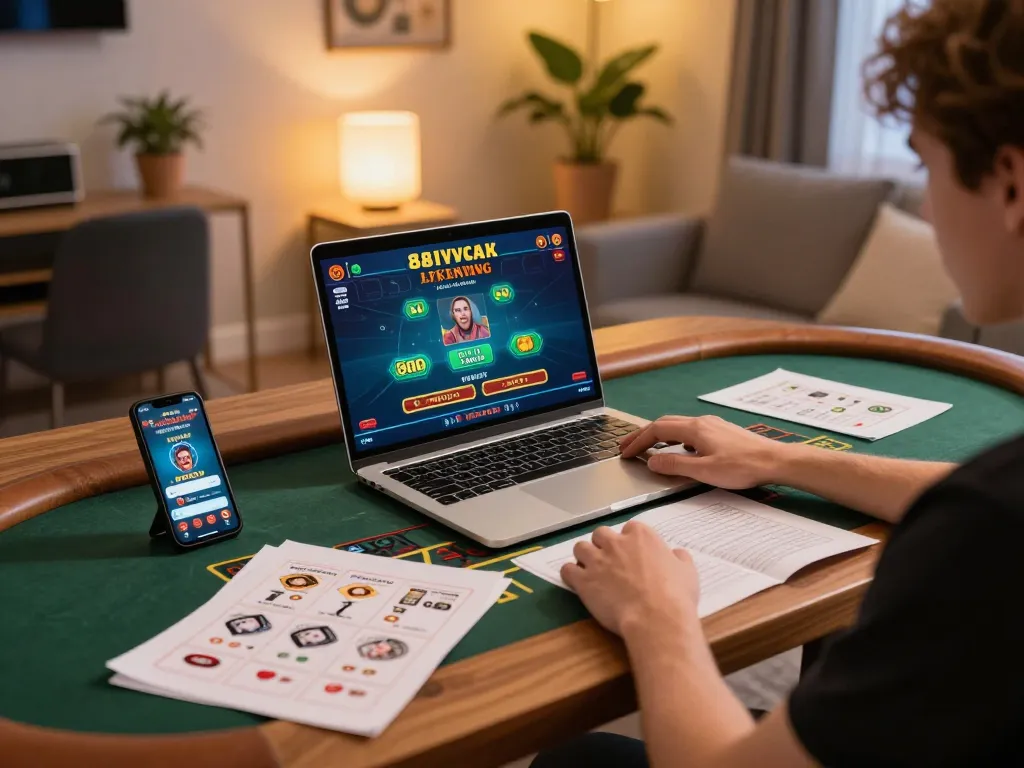 Playing games on 88vvgo live dealer casino app with an engaging atmosphere.