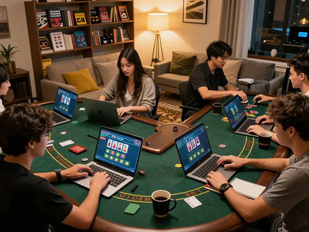Players engaging in live blackjack at home via https://tx88.bid/ enjoying a strategic online casino experience.