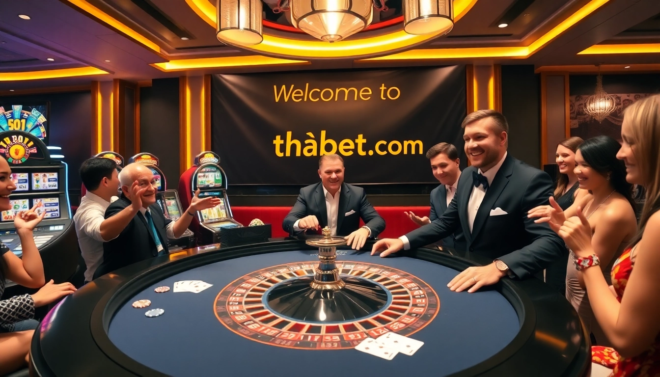 Experience the thrill of winning at thabet.com with lively casino tables and attractive gaming options.