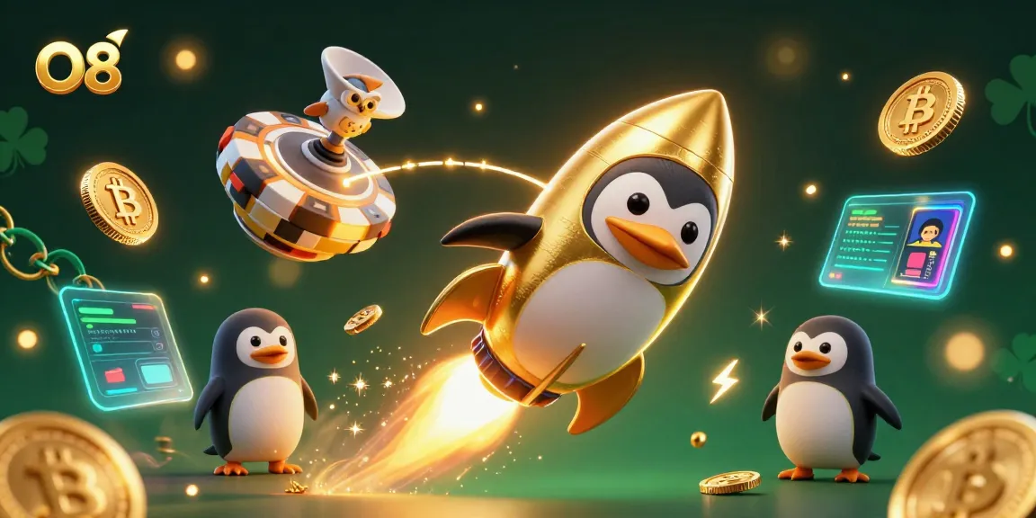 Experience thrilling gameplay at O8 casino with innovative 3D characters and vibrant casino elements.