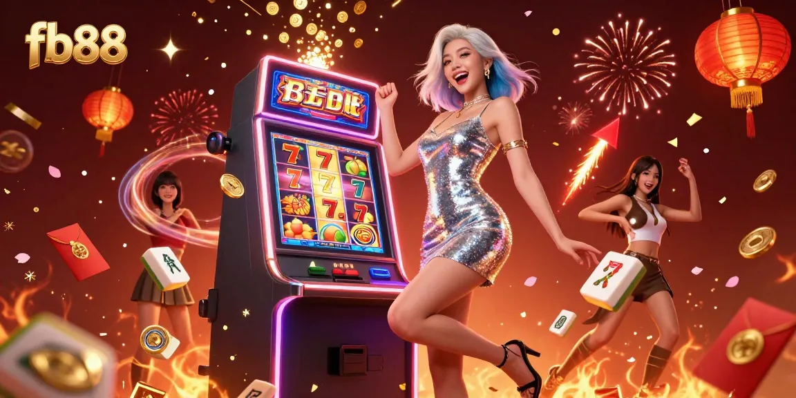 Engage with fb88's thrilling slots experience celebrating big wins and vibrant casino action.