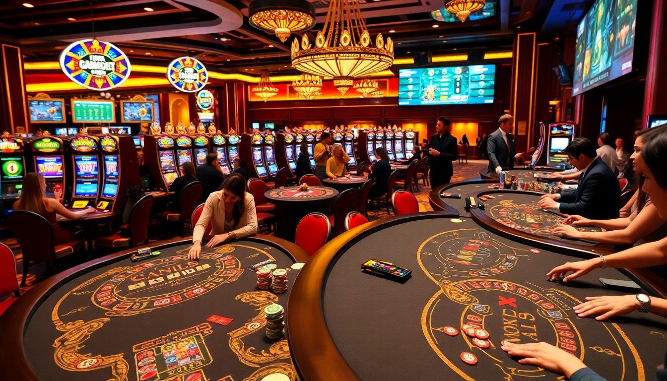 Experience the thrill of gambling at thabet with vibrant casino tables and exciting gaming.