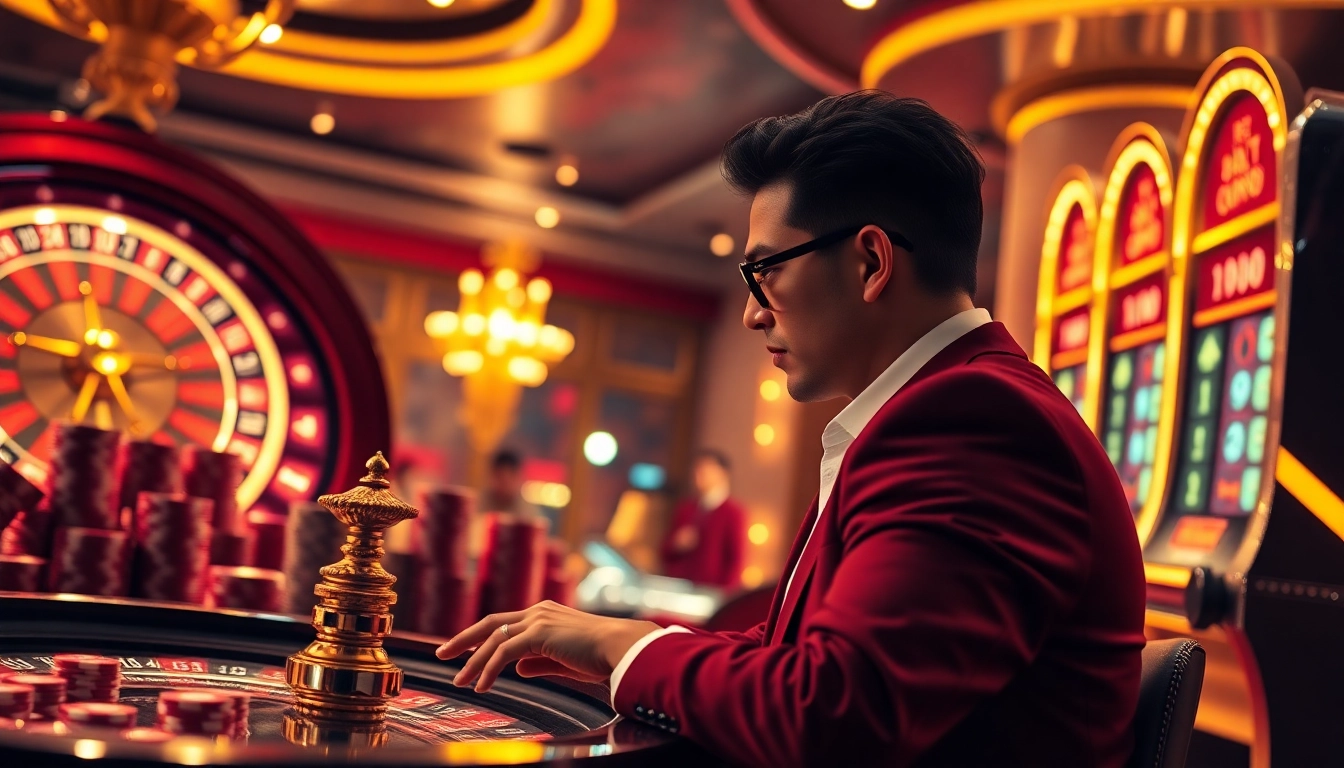 Lodetructuyen showcases an engaging online gambling experience with luxurious casino elements.