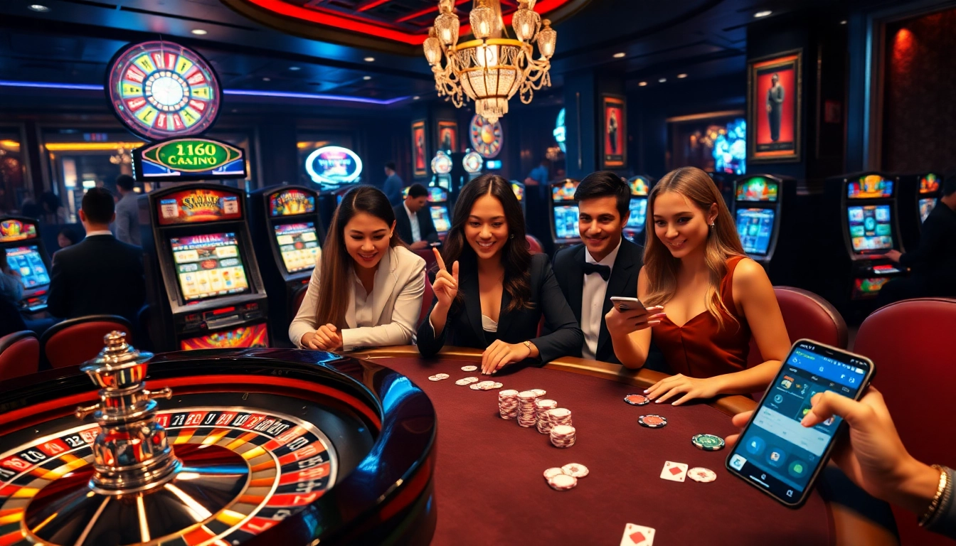 Capture the thrill of hit club with professional gamblers at a luxurious casino table focused on poker and roulette.