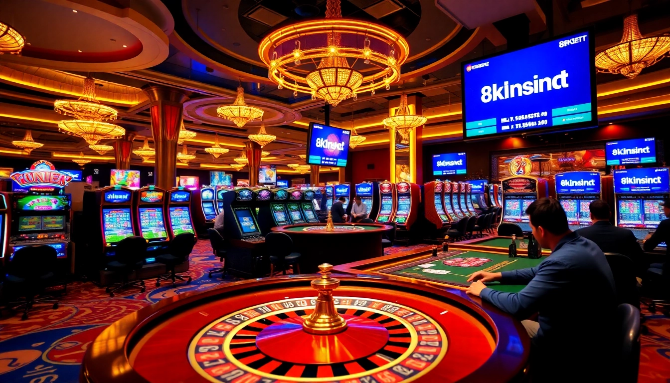 Engage with thrilling games at https://8kbet.insure/ featuring a captivating casino atmosphere.