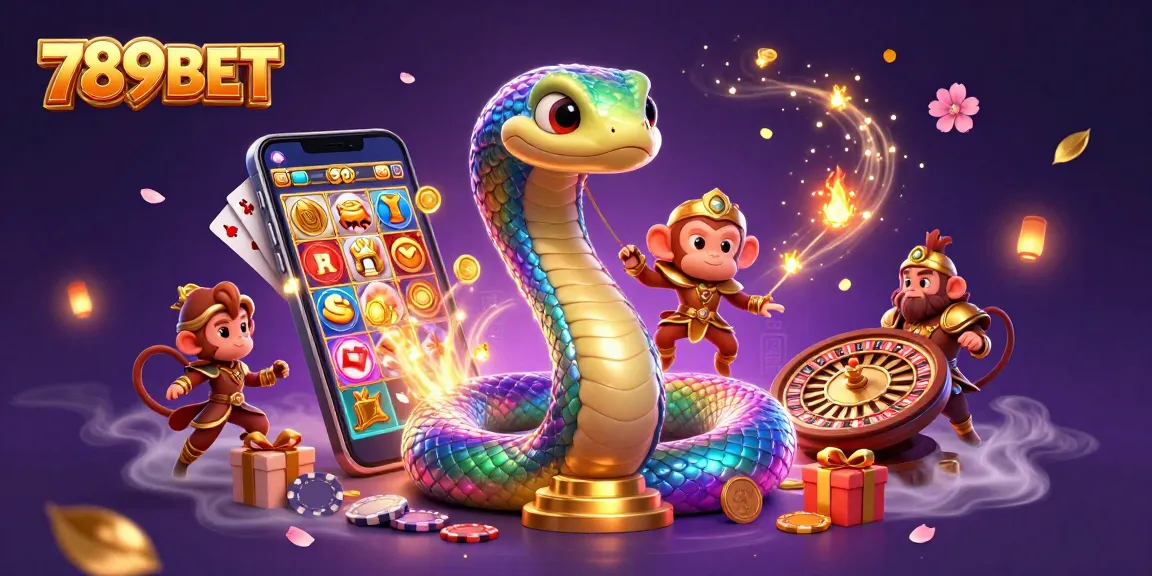 Enjoy exciting slots with 789BET as the rainbow serpent and monkey king bring vibrant fun to the casino!