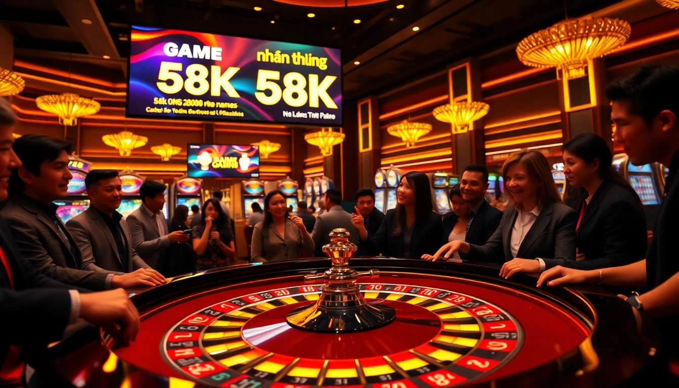 Engage in the excitement of game đăng ký nhận thưởng 58k while playing at a luxurious casino.