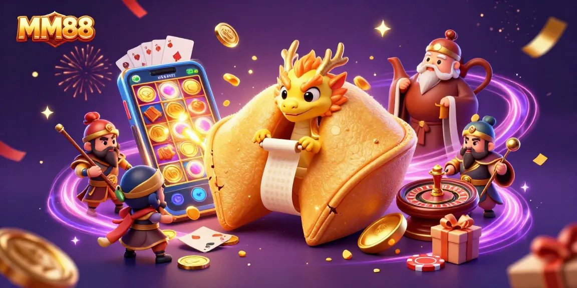 Engage in thrilling gameplay at MM88 with golden fortune cookies and dynamic slot games.