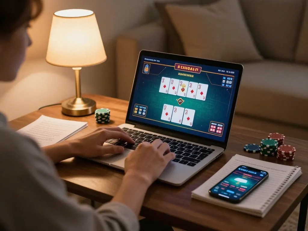 Link vào Rik88 for online poker gaming with cozy home atmosphere and strategic notes