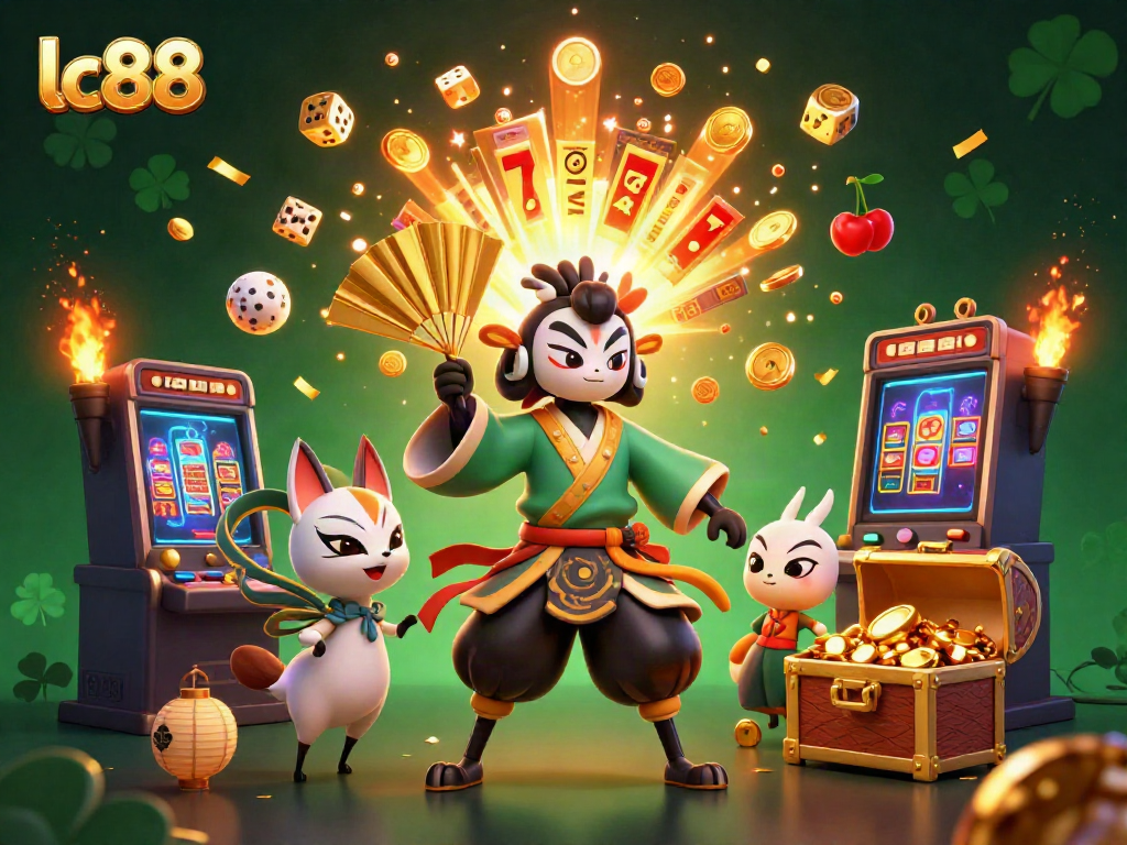 Joyfully engaging with the lc88 casino's dynamic features, players immerse in thrilling jackpot wins and vibrant game interactions.