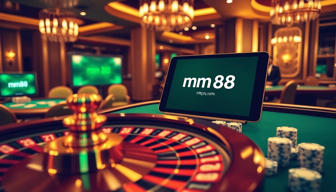 Experience the excitement of online gambling at https://mm88.report/ with engaging casino visuals.