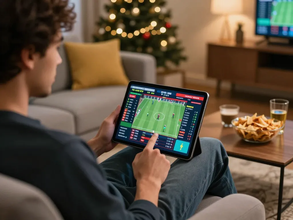 Online sports betting enthusiast engaging with WW88 during live game action.