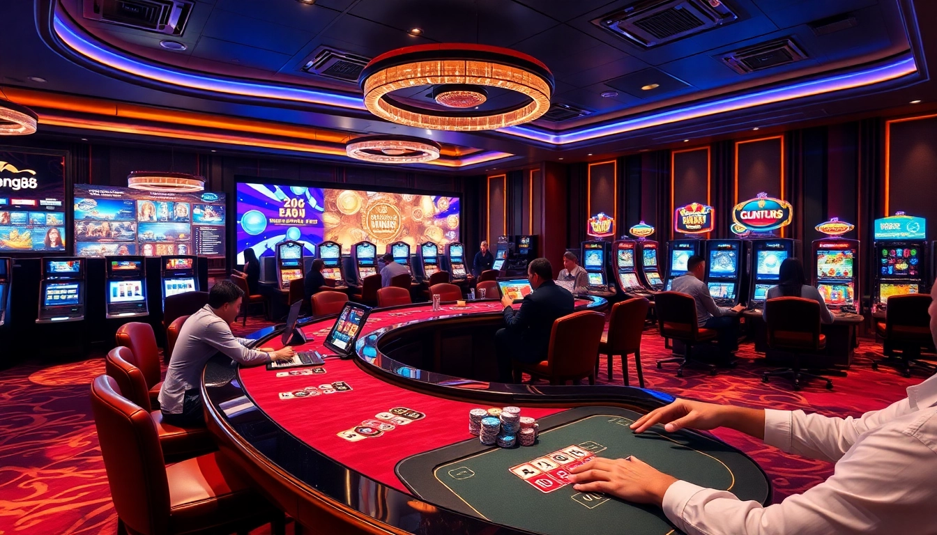 Experience the thrill of bong88 casino games with vibrant tables, exciting players, and stunning visuals.