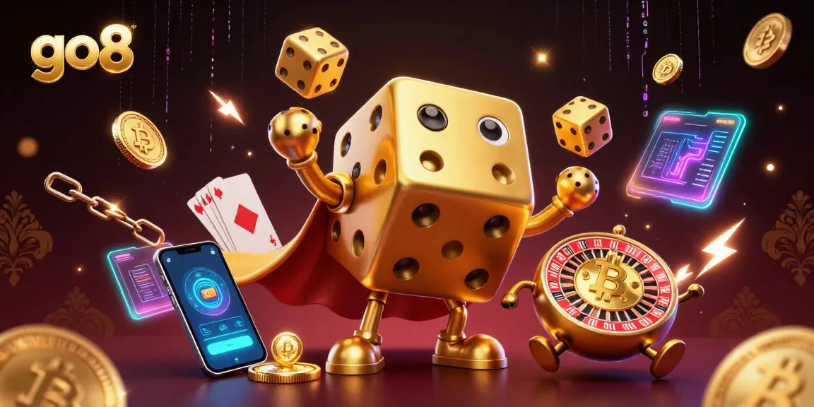 Engage with go8's thrilling jackpot chances within an ultra-detailed animated casino scene.