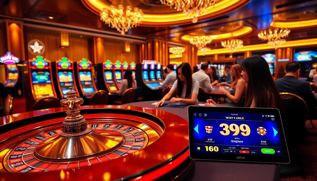 Experience exciting betting at https://399bet.icu/ with a luxurious casino ambiance featuring poker chips and roulette.