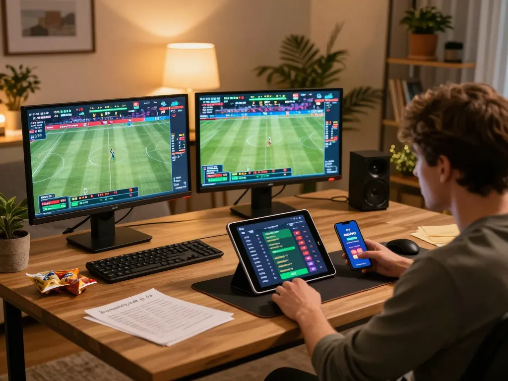 Net88 user actively placing bets on a smartphone during a live sports event