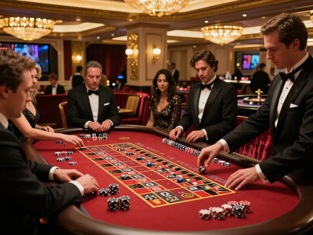 Experience thrilling roulette gameplay at mb66 casino with vibrant chips and an elegant atmosphere.