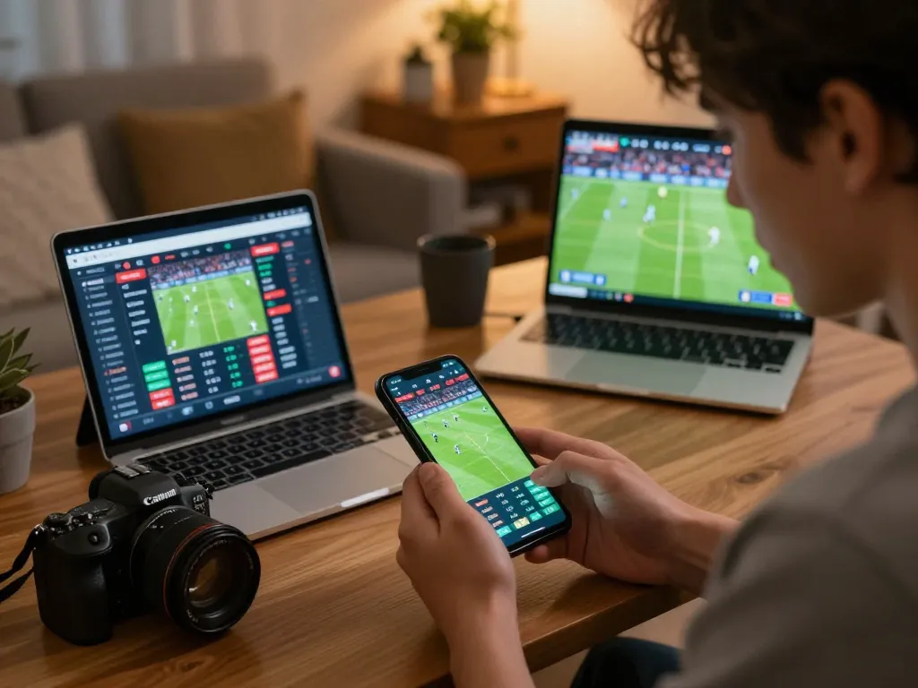 Engage in live sports betting with bcx88 on smartphone while enjoying home comfort.
