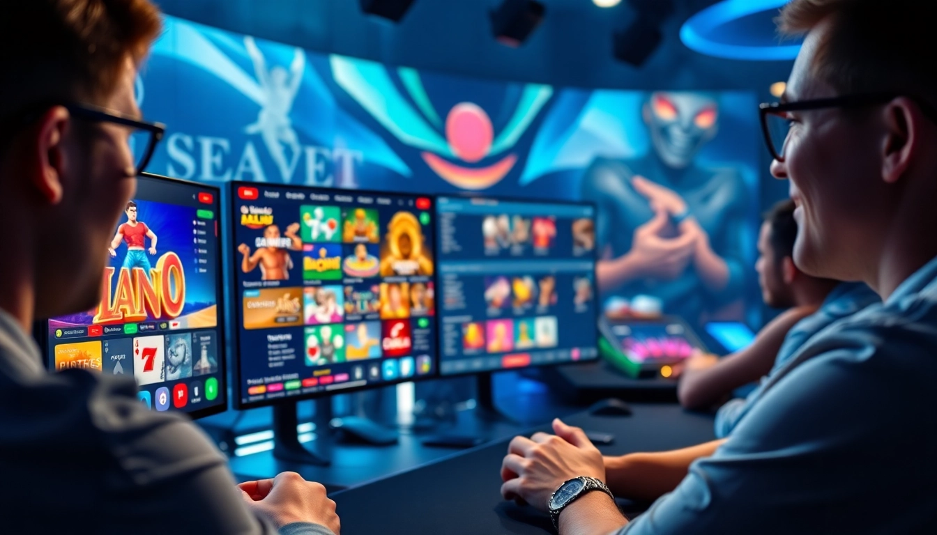 8kbet online gambling platform showcasing diverse games and user interactions in a vibrant interface.