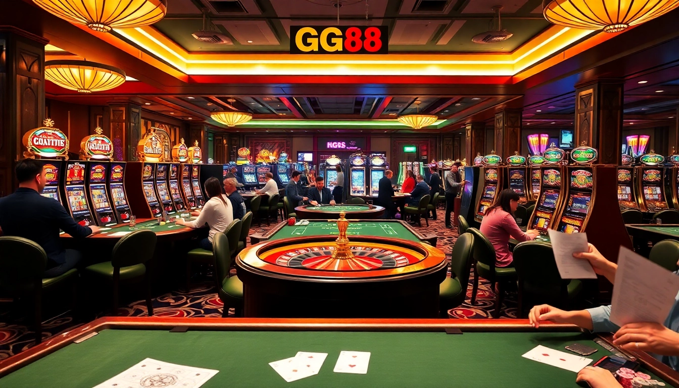 Experience a thrilling moment at https://gg88vn.asia/ with high-stakes poker and roulette games.