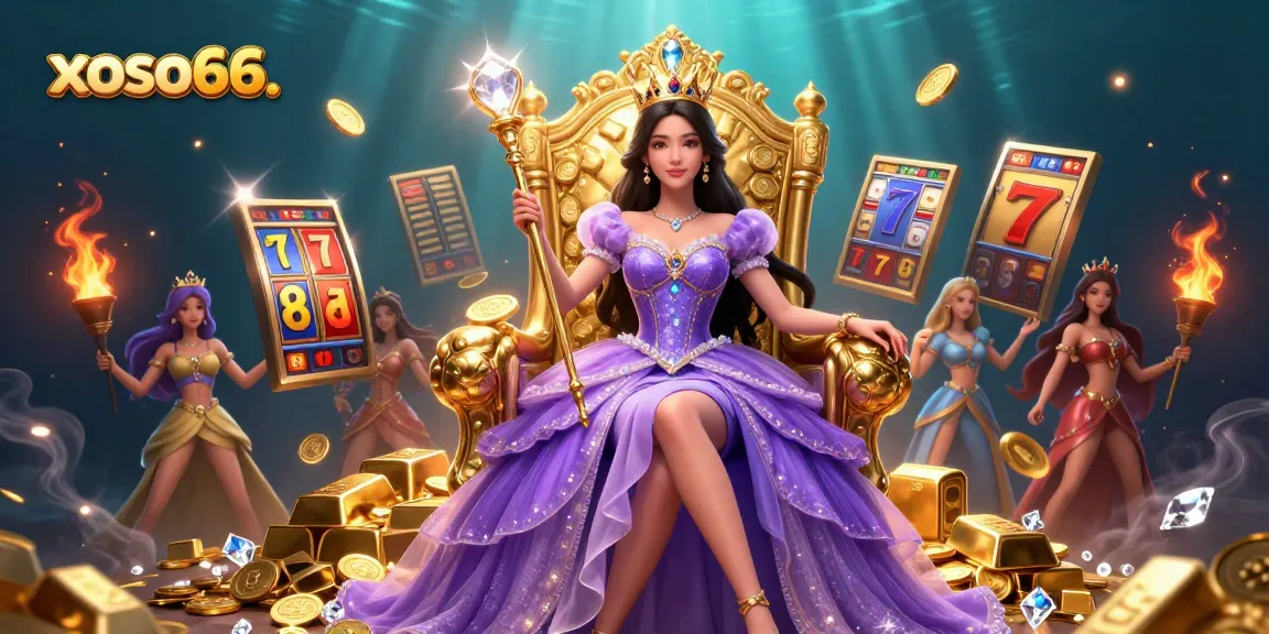 Engage in excitement with xoso66. featuring lavish slot reels and dazzling gems in an immersive casino experience.