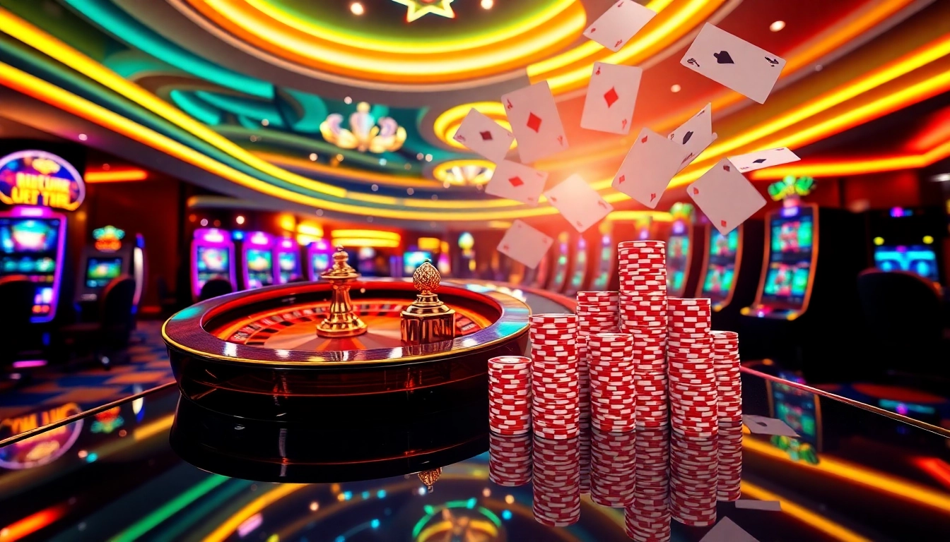 Experience thrilling gameplay at trang chủ hubet with vibrant casino visuals and dynamic betting elements.