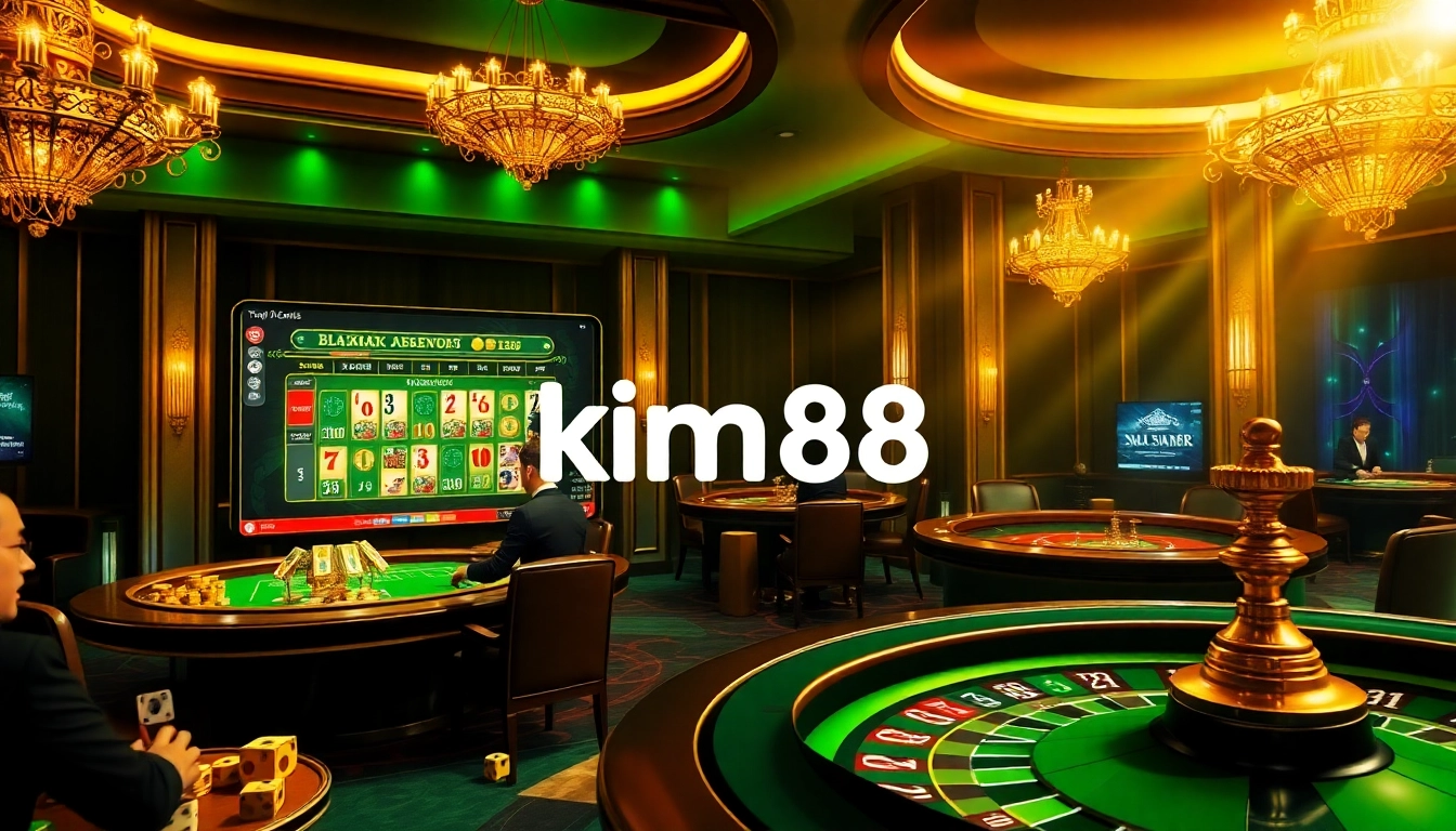 Experience the excitement of gambling at km88 online casino with vibrant tables and engaging gameplay.
