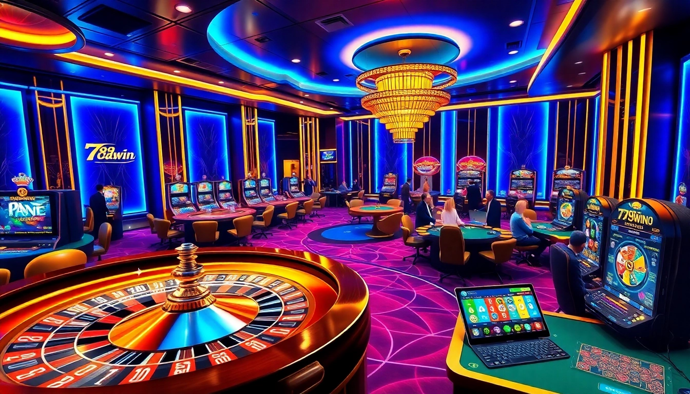 Experience the thrilling excitement of 789WIN.COM with vibrant slot machines and engaging casino games.