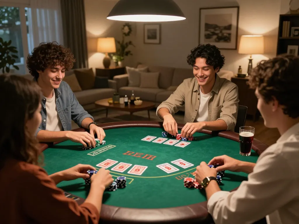 Exciting blackjack gameplay at home with friends at SC888, showcasing strategy and fun.