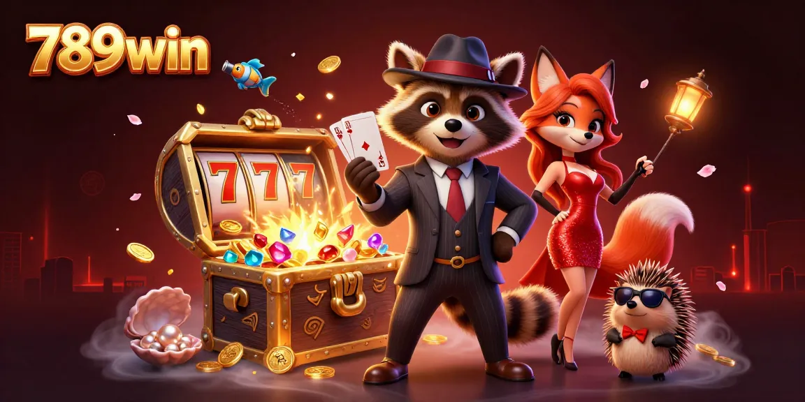 Engage in thrilling games at 789win with a dynamic 3D casino adventure illustration.
