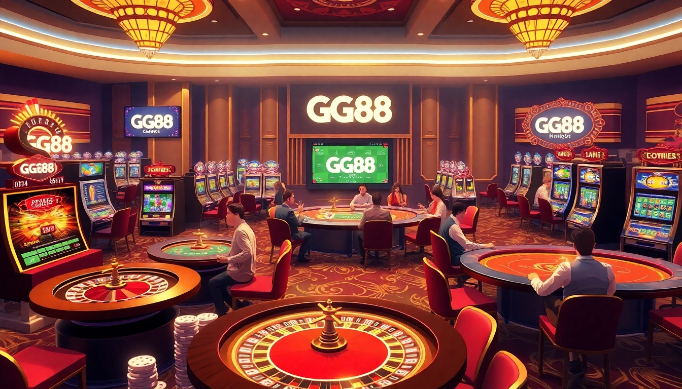 Experience the thrill of GG88 with vibrant casino games and professional gaming environments.