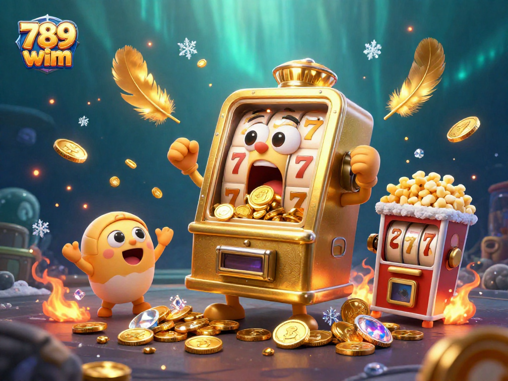 Experience thrilling jackpots with 789 wim's golden slot machine and exciting gaming atmosphere.