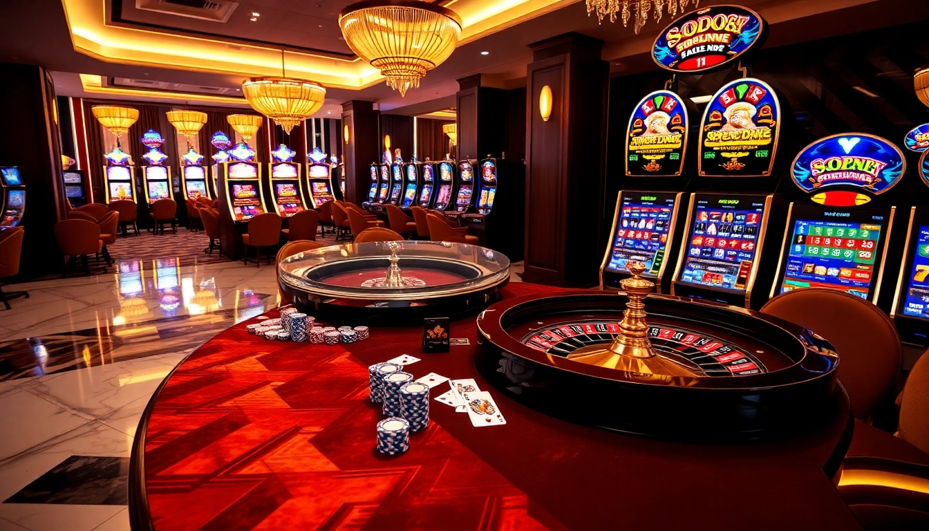 SODO66 attracts gamblers with a vibrant casino atmosphere and exciting table games.
