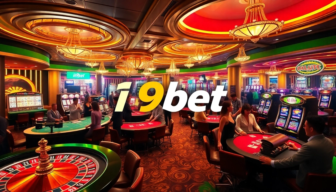 Players enjoying diverse games at i9bet casino with exciting winning moments.