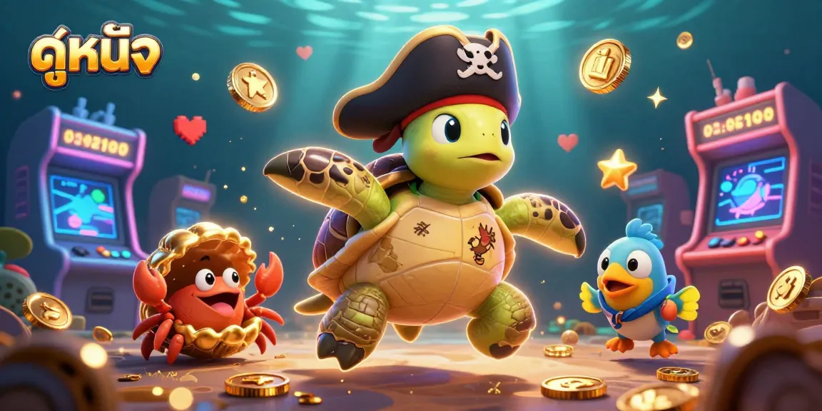 Experience thrilling ดูหนัง adventures with a vibrant scene featuring dynamic gambling elements.