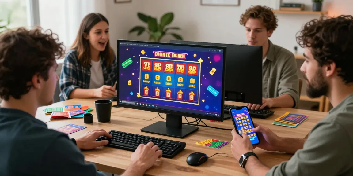 Exciting online gaming experience at https://xoso66.fitness/ with diverse players engaged in lottery draws.