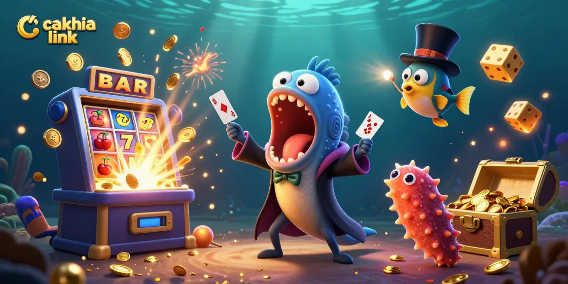 Experience the thrilling cakhia link with animated card tricks and exciting casino elements.