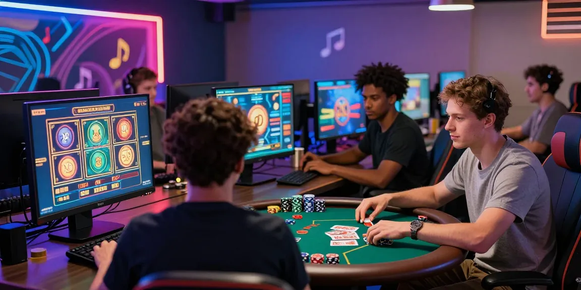 Exciting gaming atmosphere with players enjoying au88 casino games.
